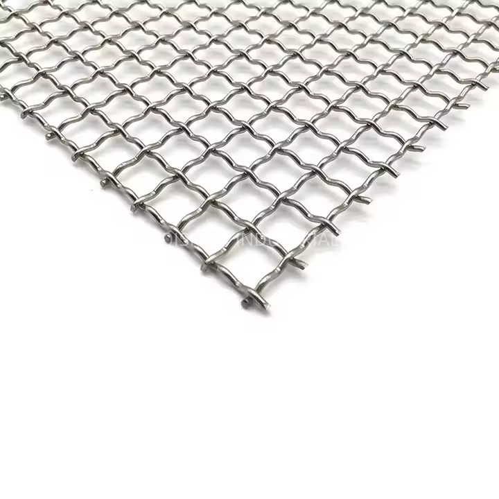 High Tensile Durable Colorful Crimped Wire Mesh for Building Decoration